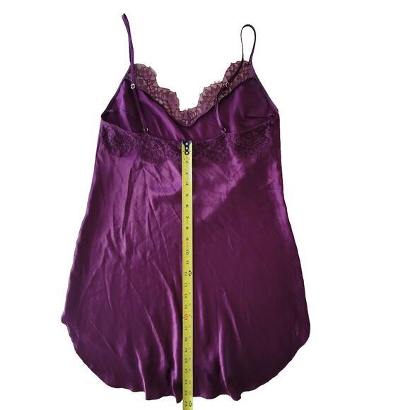 Victoria’s Secret Lace Nightie, Plum Purple, Adjustable, Size Large Lingerie - Picture 5 of 8